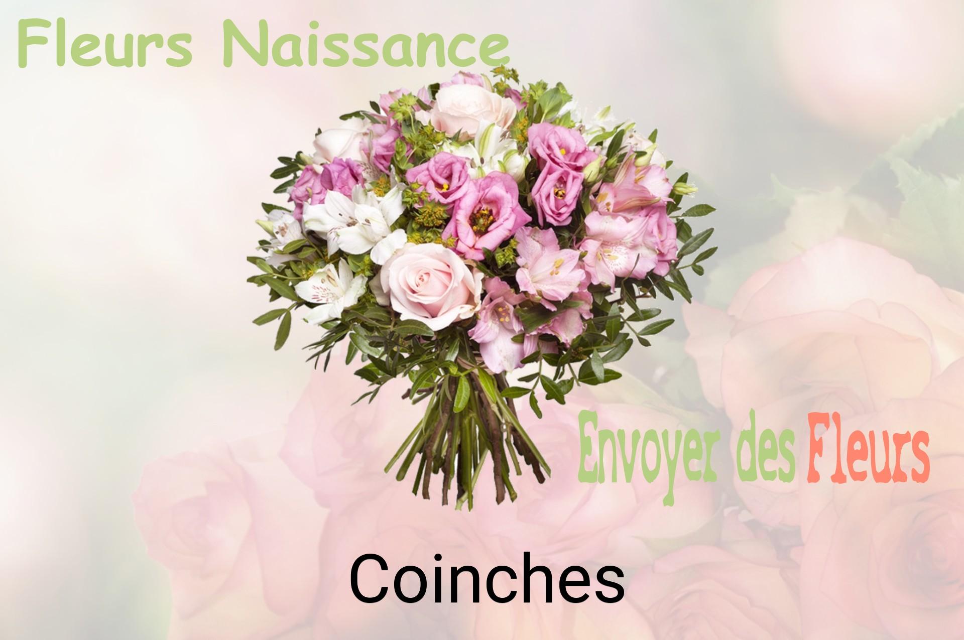 Bouquet de fleurs de naissance livré à Coinches